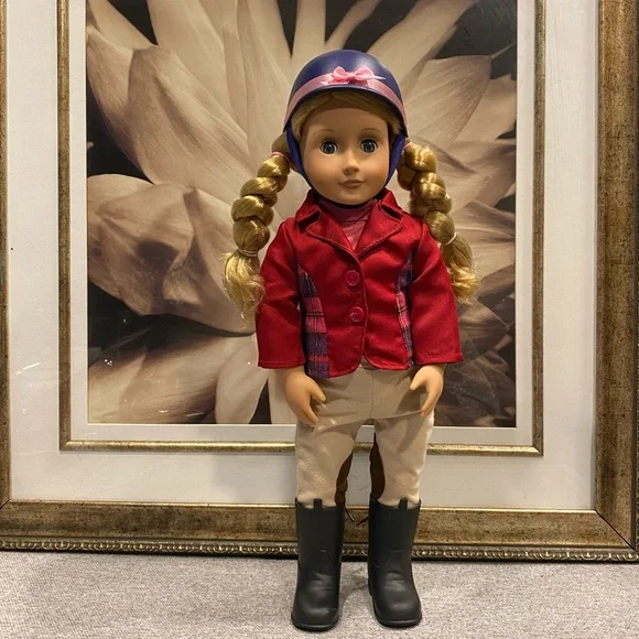 Batt at Our Generation Lily Anna Posable Equestrian Horse Riding Doll